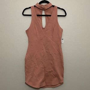 Nude Pink Cocktail Dress